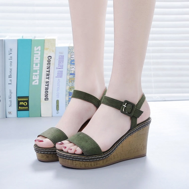 Fashion Wild High Heel Wedges Open Toe Sandals for Women