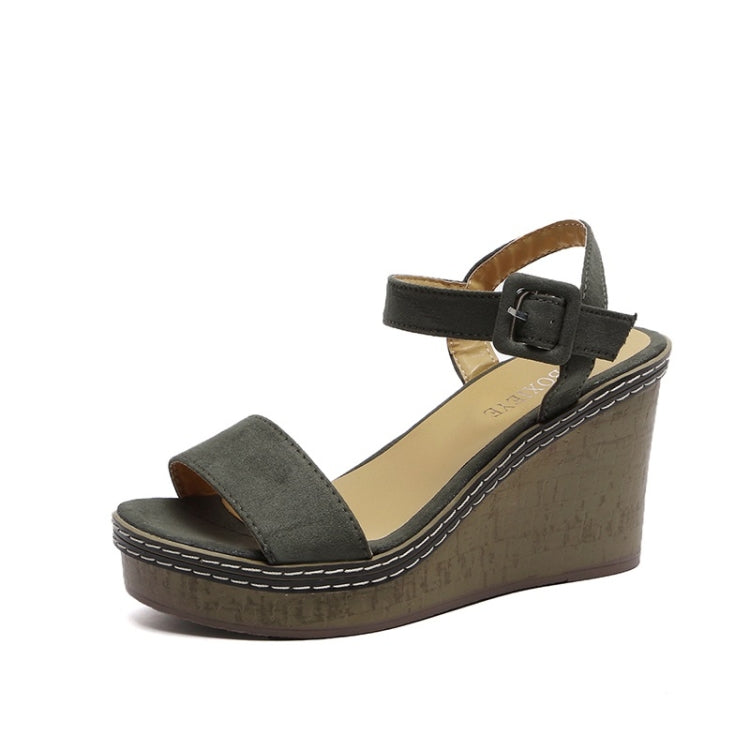 Fashion Wild High Heel Wedges Open Toe Sandals for Women