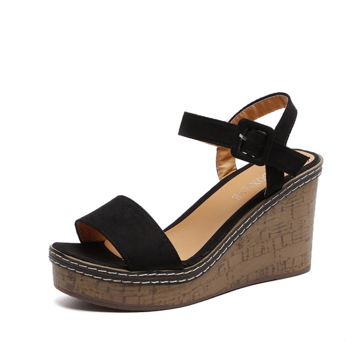 Fashion Wild High Heel Wedges Open Toe Sandals for Women