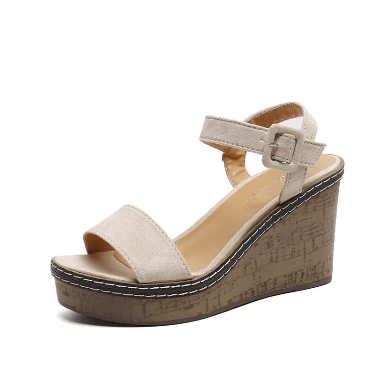 Fashion Wild High Heel Wedges Open Toe Sandals for Women
