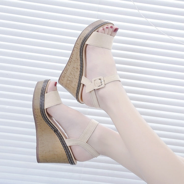 Fashion Wild High Heel Wedges Open Toe Sandals for Women