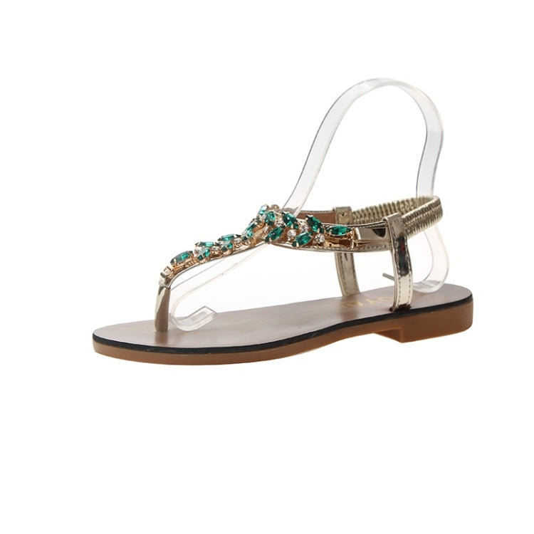 Flat Bottom Open Toe Color Matching Bohemian Sandals for Women