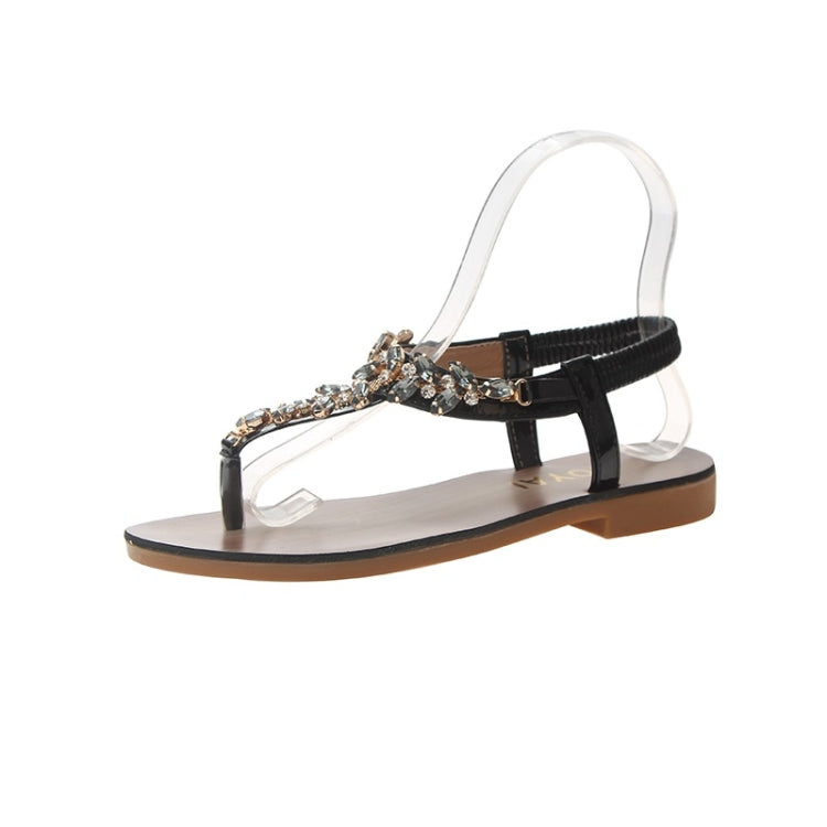 Flat Bottom Open Toe Color Matching Bohemian Sandals for Women
