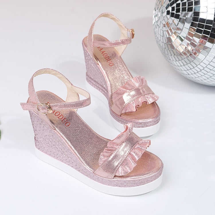 Thick-soled Trend High-heeled Muffin Sandals for Women