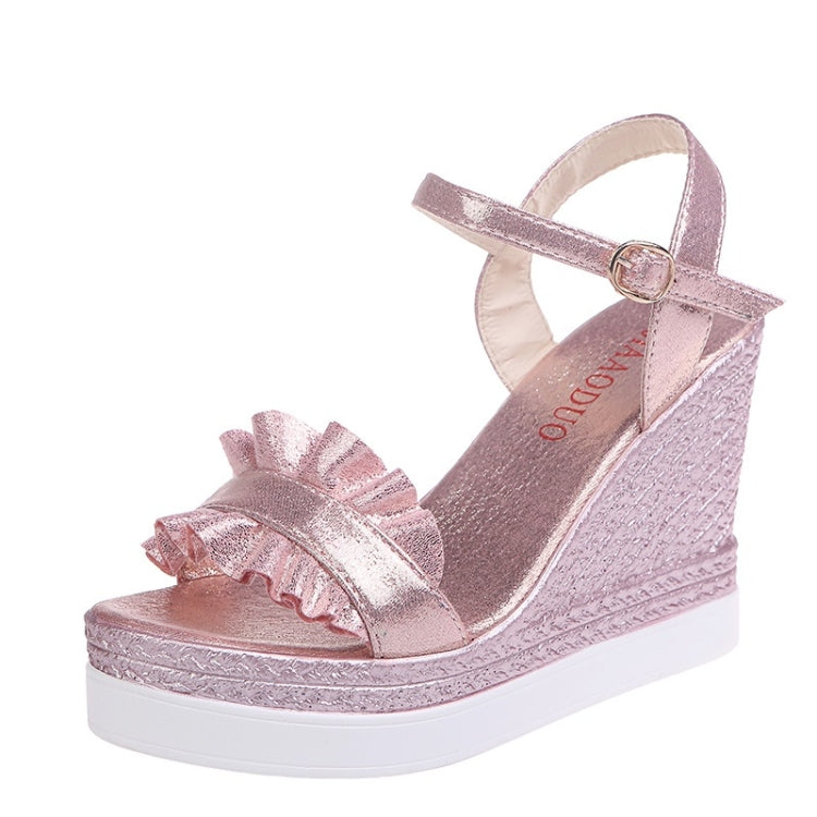 Thick-soled Trend High-heeled Muffin Sandals for Women
