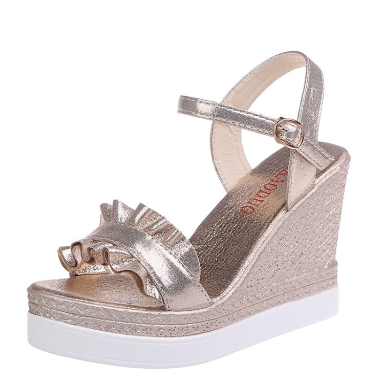 Thick-soled Trend High-heeled Muffin Sandals for Women