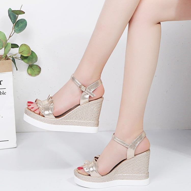 Thick-soled Trend High-heeled Muffin Sandals for Women