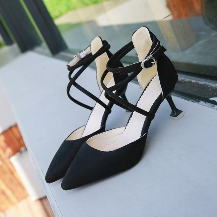 Pointed Head Suede Non-slip Wear-resistant Fashion Shoes for Women