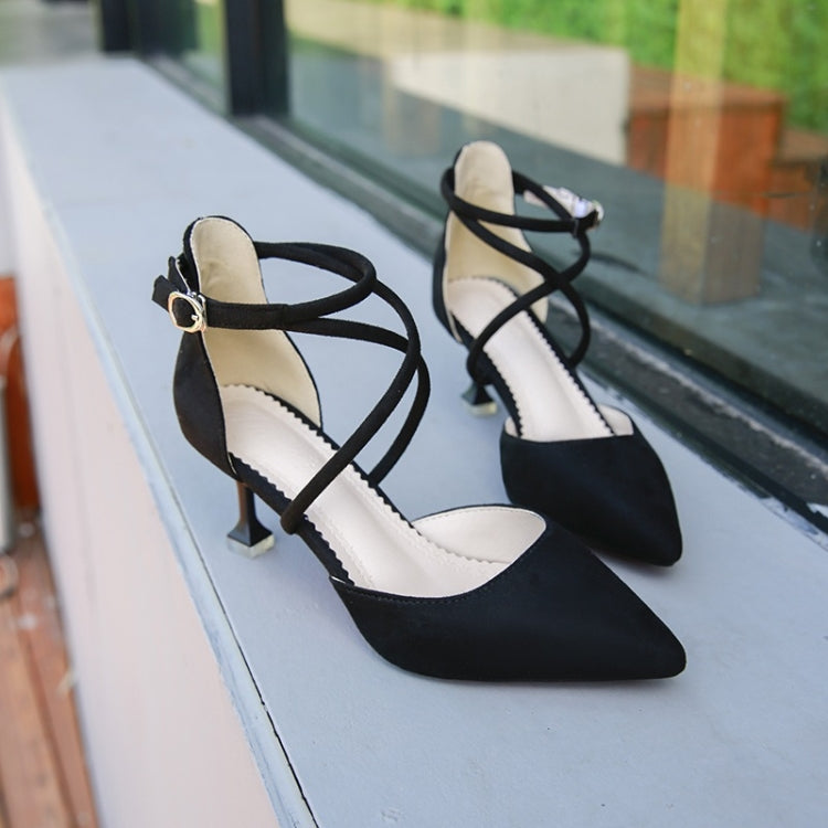 Pointed Head Suede Non-slip Wear-resistant Fashion Shoes for Women