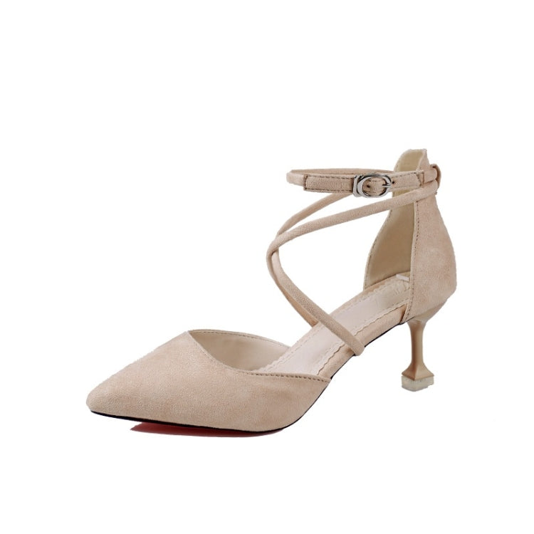 Pointed Head Suede Non-slip Wear-resistant Fashion Shoes for Women