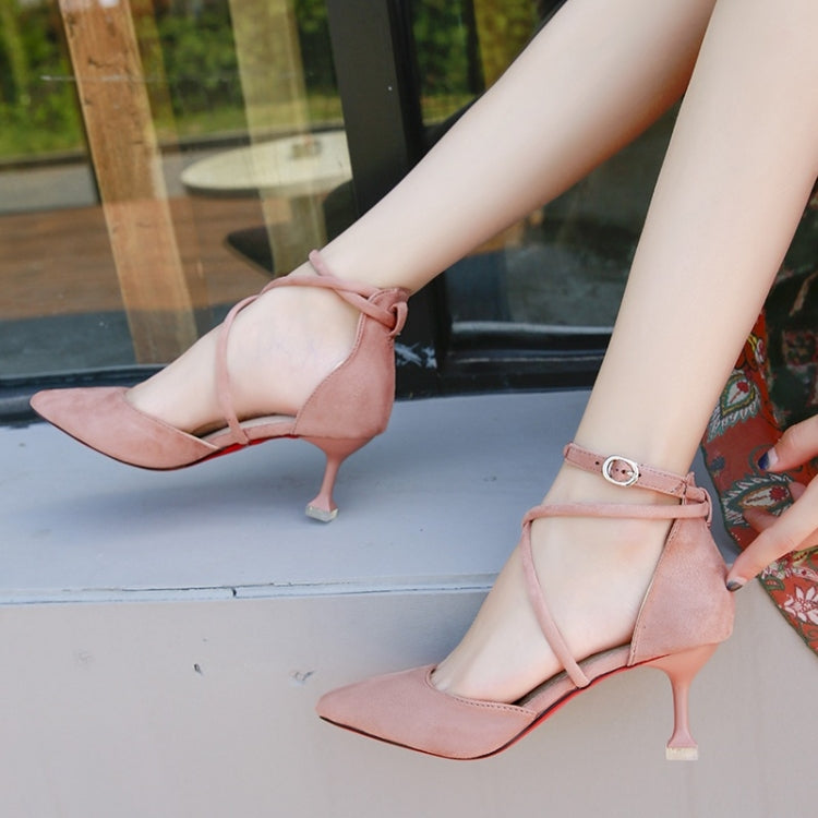 Pointed Head Suede Non-slip Wear-resistant Fashion Shoes for Women
