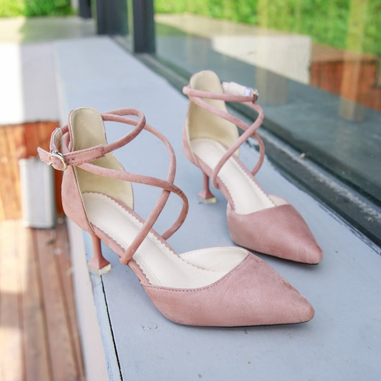 Pointed Head Suede Non-slip Wear-resistant Fashion Shoes for Women