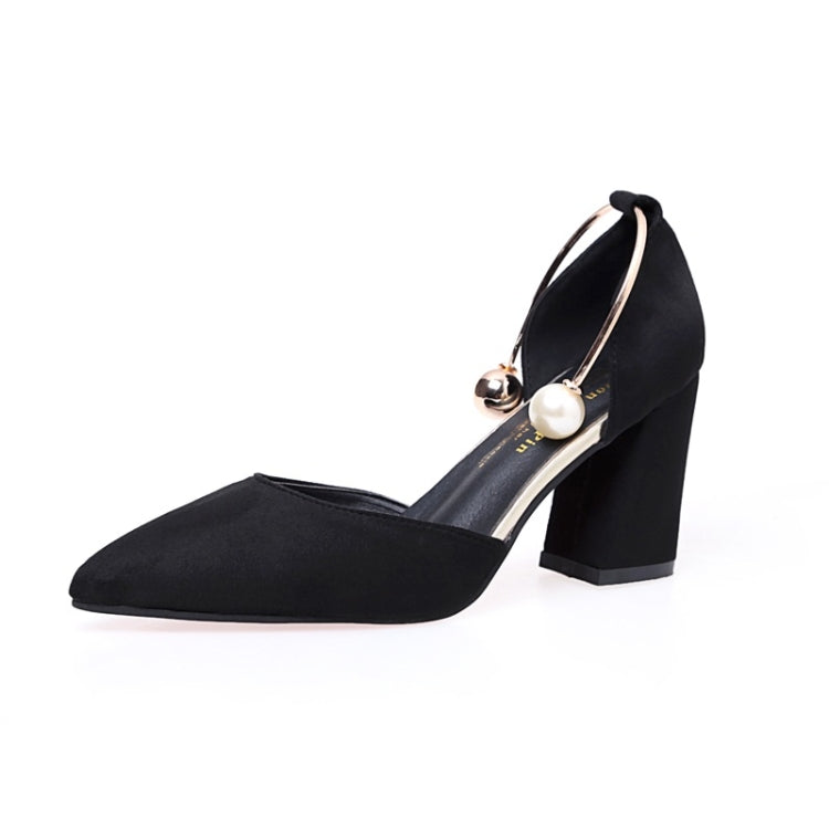 Youth Trend Fashion Suede Thick Bottom High Heels for Women