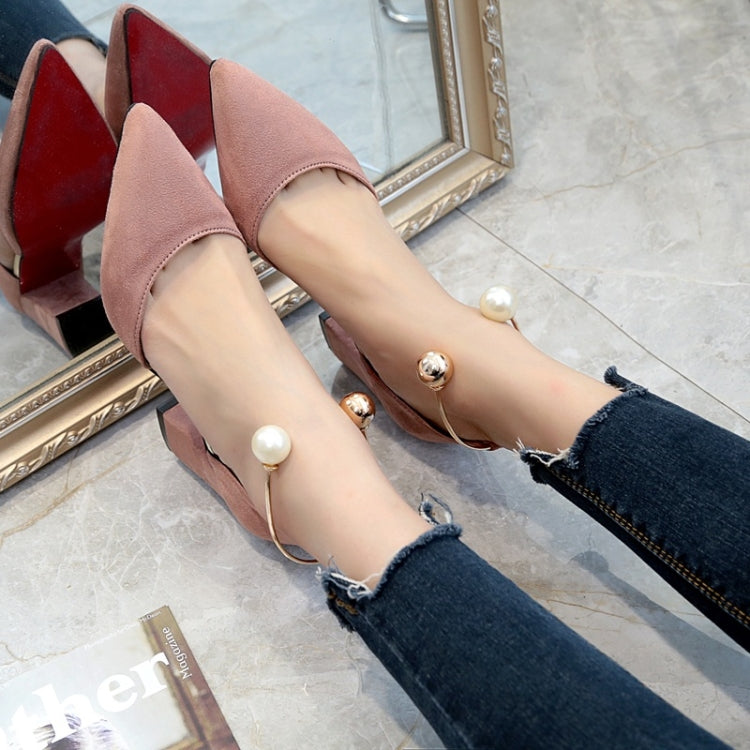 Youth Trend Fashion Suede Thick Bottom High Heels for Women
