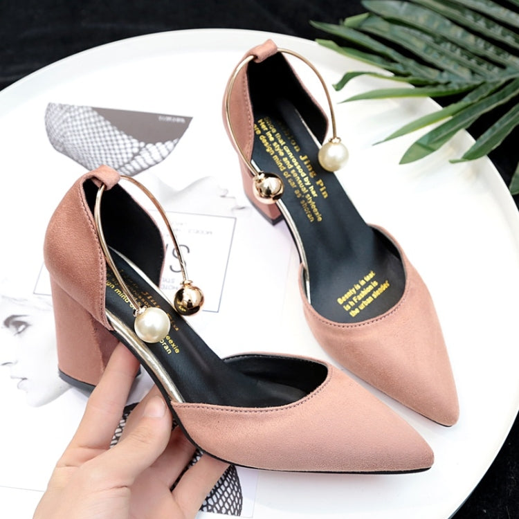 Youth Trend Fashion Suede Thick Bottom High Heels for Women