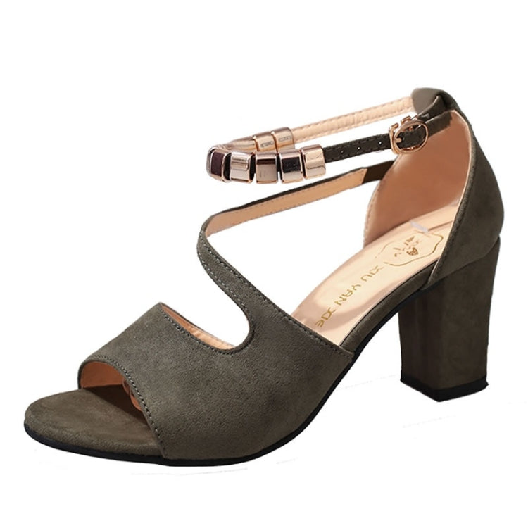 Trendy Fashion Wild Suede Non-slip Wearable Sandals for Women