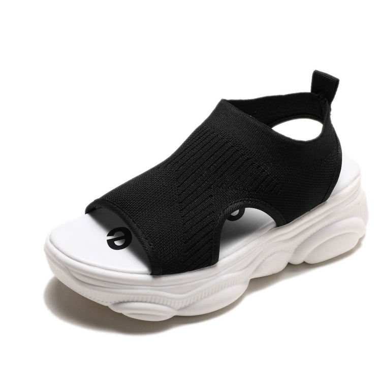 Fashion Trend Muffin Bottom Knit Set Foot Sandals for Women