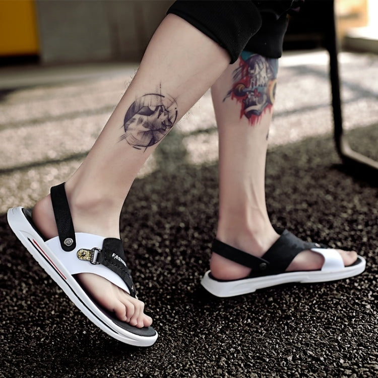 Stylish Breathable Comfortable and Wearable Two-use Sandals Slippers for Men