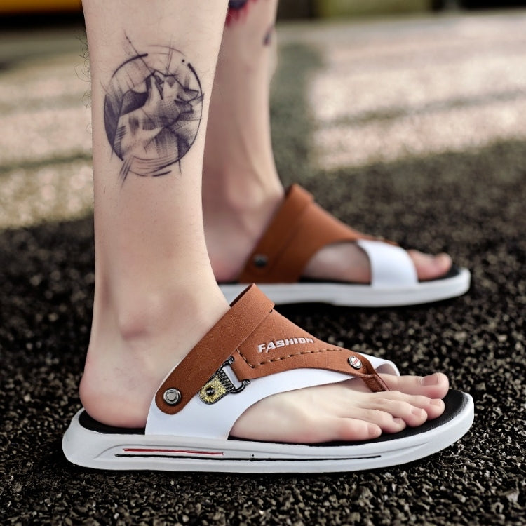 Stylish Breathable Comfortable and Wearable Two-use Sandals Slippers for Men