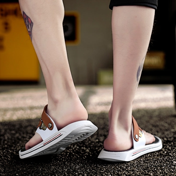Stylish Breathable Comfortable and Wearable Two-use Sandals Slippers for Men