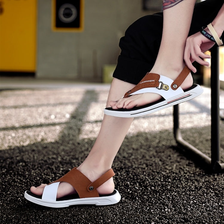 Stylish Breathable Comfortable and Wearable Two-use Sandals Slippers for Men