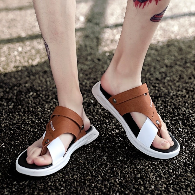 Stylish Breathable Comfortable and Wearable Two-use Sandals Slippers for Men