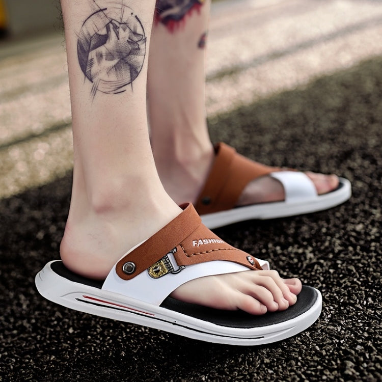 Stylish Breathable Comfortable and Wearable Two-use Sandals Slippers for Men