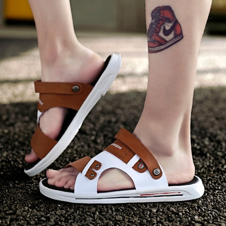 Fashion Trend Two-wear Non-slip Wear-resistant Sandals Slippers for Men