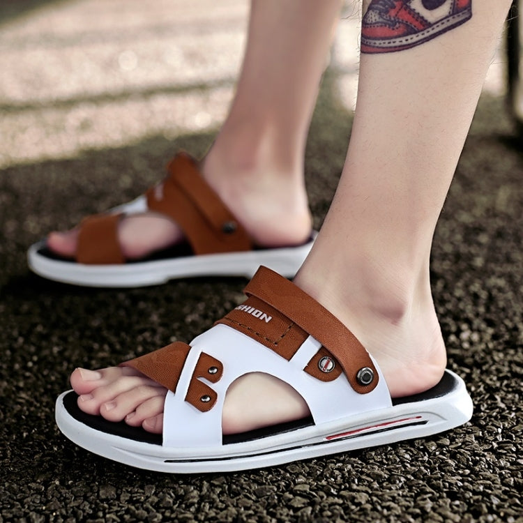 Fashion Trend Two-wear Non-slip Wear-resistant Sandals Slippers for Men
