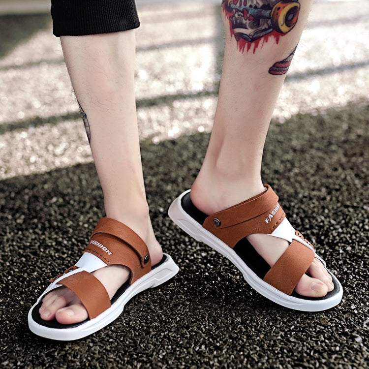 Fashion Trend Two-wear Non-slip Wear-resistant Sandals Slippers for Men
