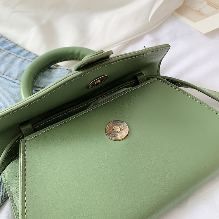 Big Ring Handle PU Leather Single Shoulder Bag Ladies Handbag Messenger Bag