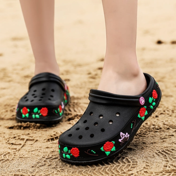 Fashion Trend Comfortable Non-slip Two-wear Couple Beach Shoes Hole Shoes
