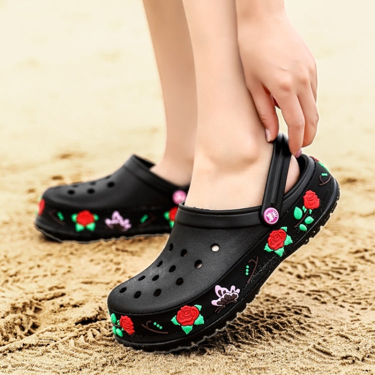 Fashion Trend Comfortable Non-slip Two-wear Couple Beach Shoes Hole Shoes