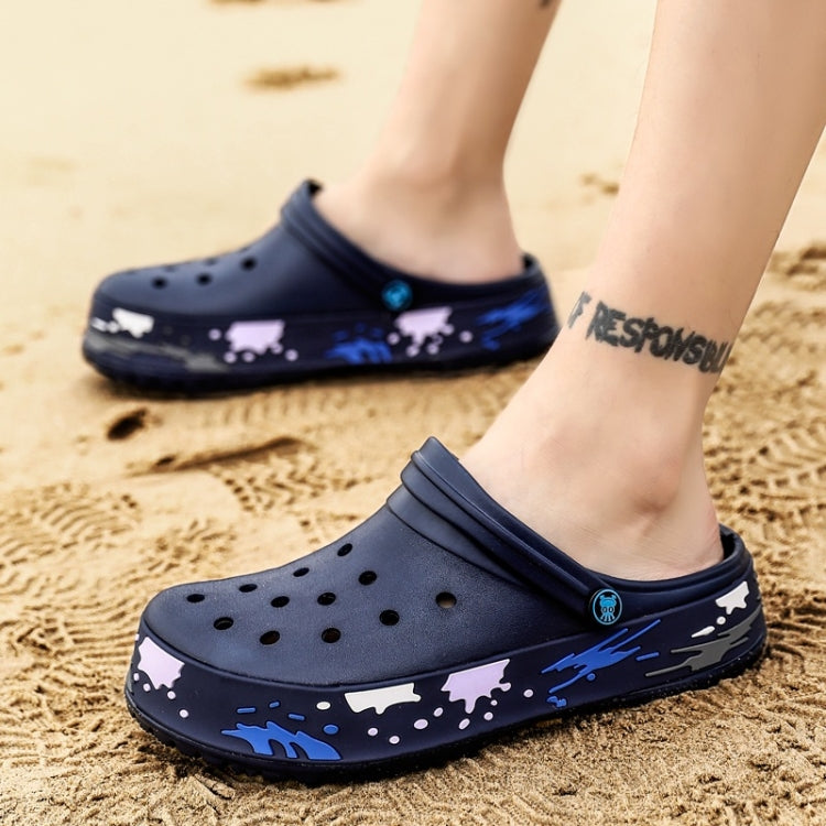 Fashion Trend Comfortable Non-slip Two-wear Couple Beach Shoes Hole Shoes