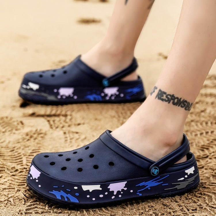 Fashion Trend Comfortable Non-slip Two-wear Couple Beach Shoes Hole Shoes