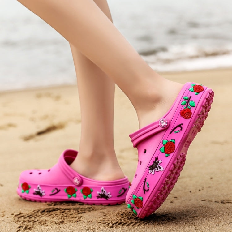 Fashion Trend Comfortable Non-slip Two-wear Couple Beach Shoes Hole Shoes