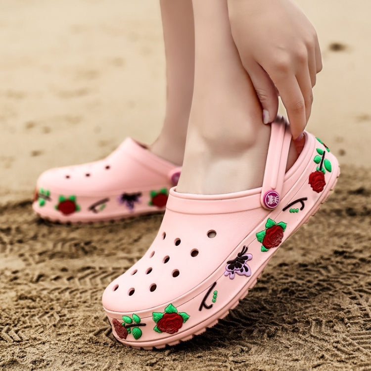 Fashion Trend Comfortable Non-slip Two-wear Couple Beach Shoes Hole Shoes