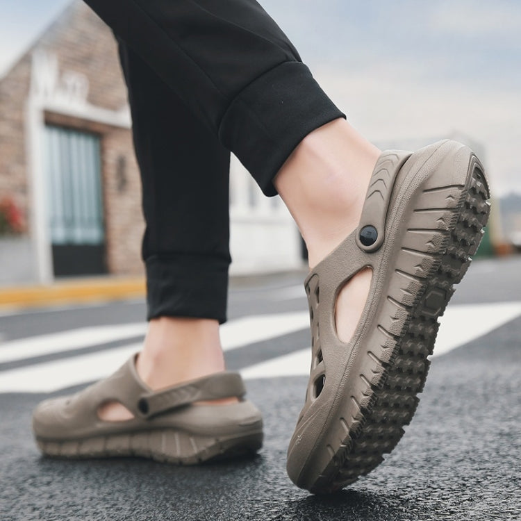 Stylish Simple and Comfortable Breathable Two-use Hole Sandals for Men