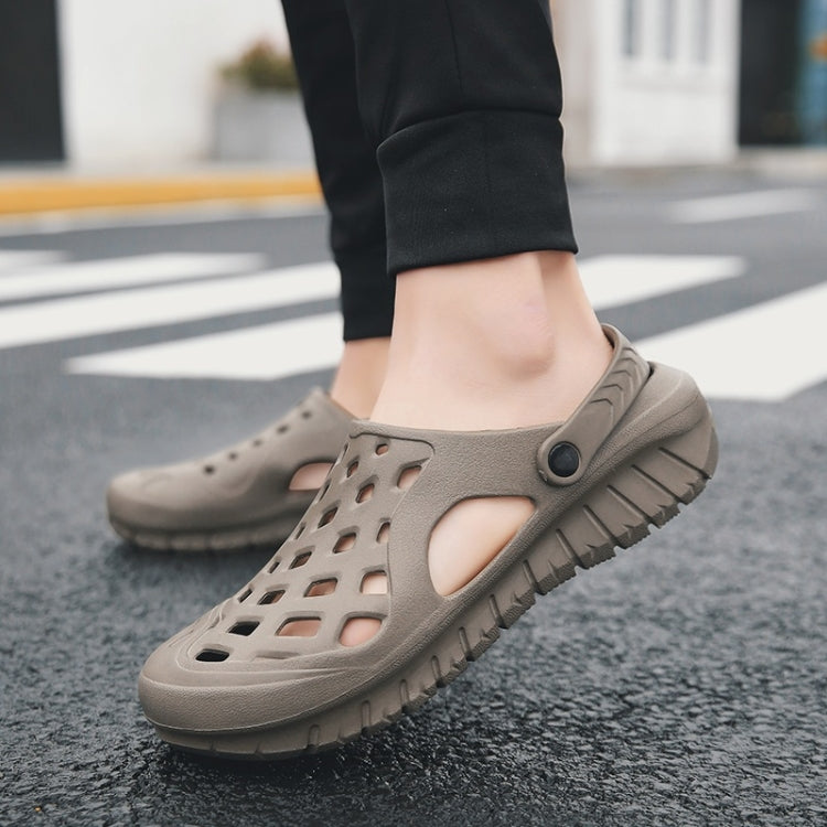 Stylish Simple and Comfortable Breathable Two-use Hole Sandals for Men