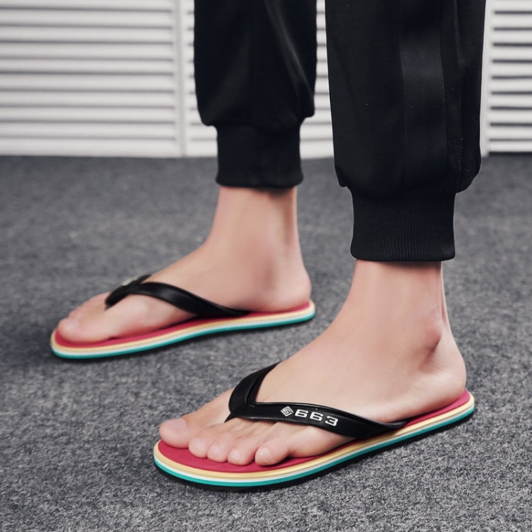 Trendy Fashion Casual Soft and Folding Resistance Flip-flops for Men