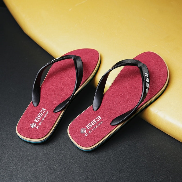 Trendy Fashion Casual Soft and Folding Resistance Flip-flops for Men