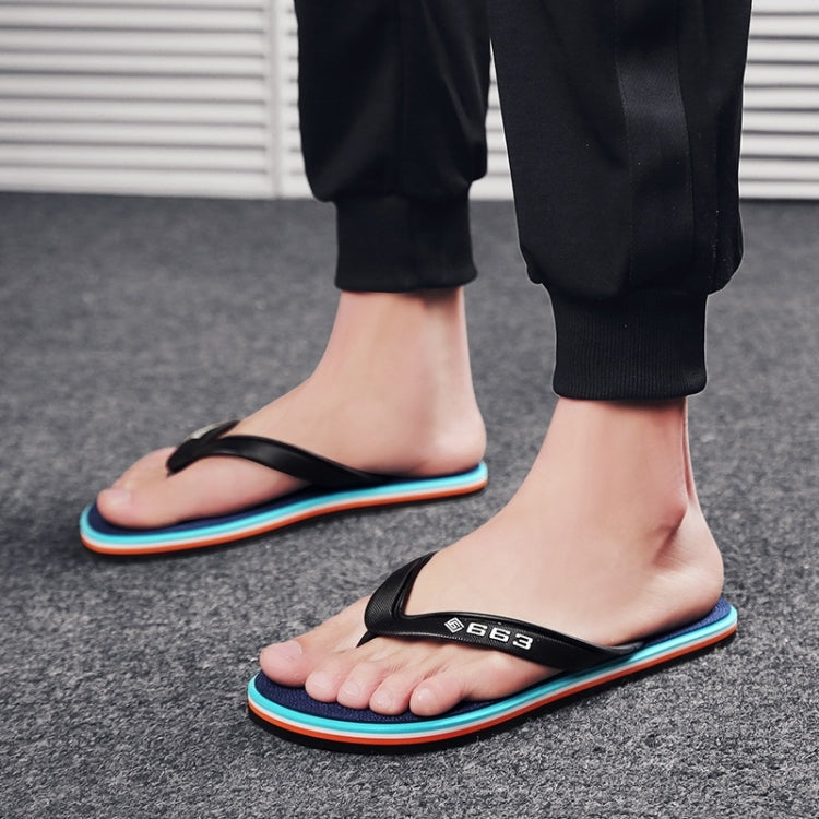 Trendy Fashion Casual Soft and Folding Resistance Flip-flops for Men