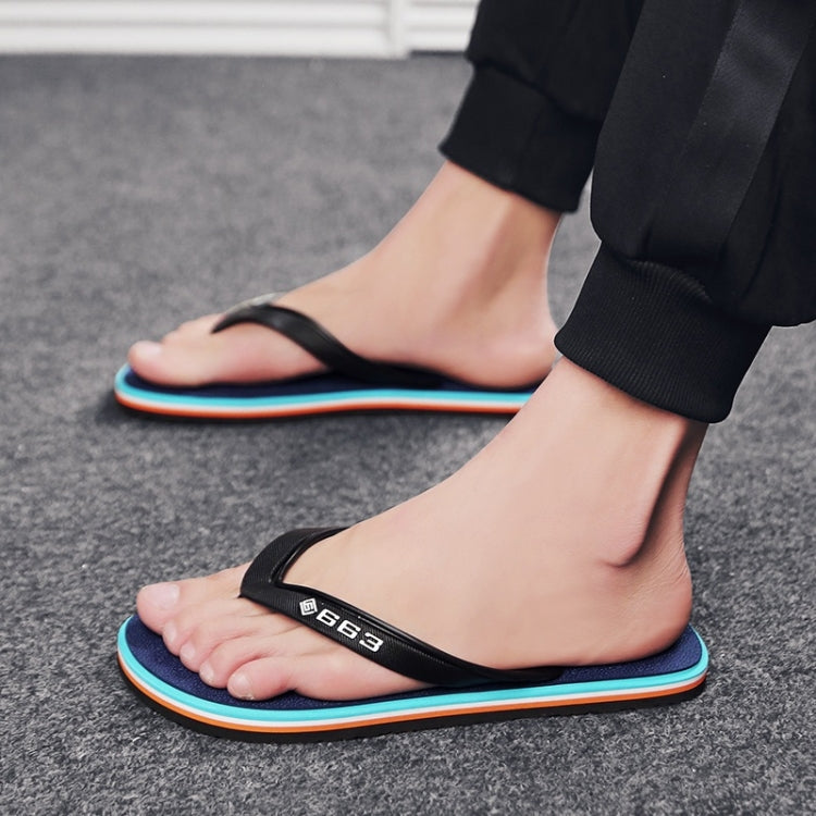 Trendy Fashion Casual Soft and Folding Resistance Flip-flops for Men