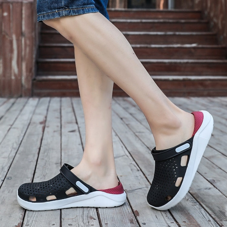 Couple Soft and Comfortable Lightweight Two-wear Hole Shoes