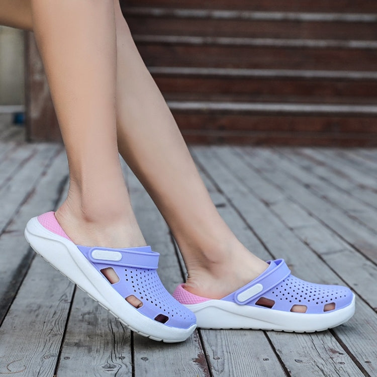 Couple Soft and Comfortable Lightweight Two-wear Hole Shoes