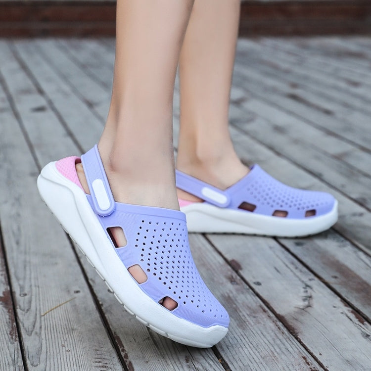 Couple Soft and Comfortable Lightweight Two-wear Hole Shoes