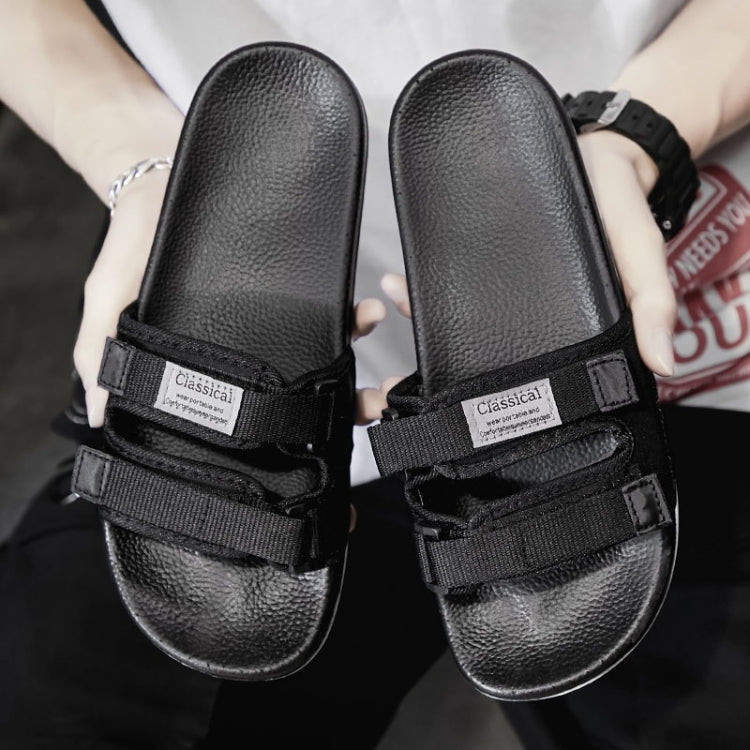 Youth Trend Ribbon Non-slip Wear-resistant Casual Slippers for Men