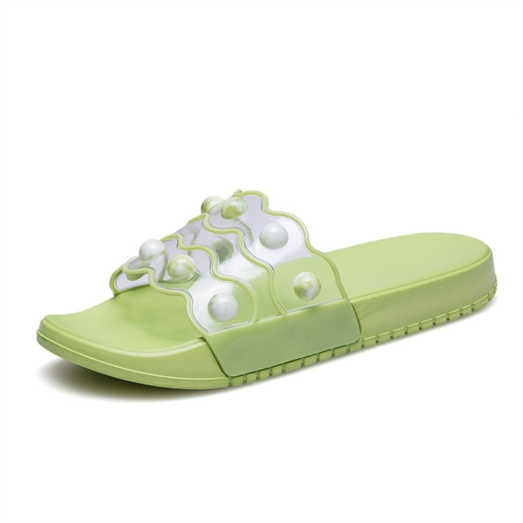 Fashion Elegant Transparent Agate Slippers for Women