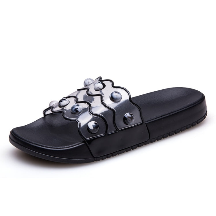 Fashion Elegant Transparent Agate Slippers for Women