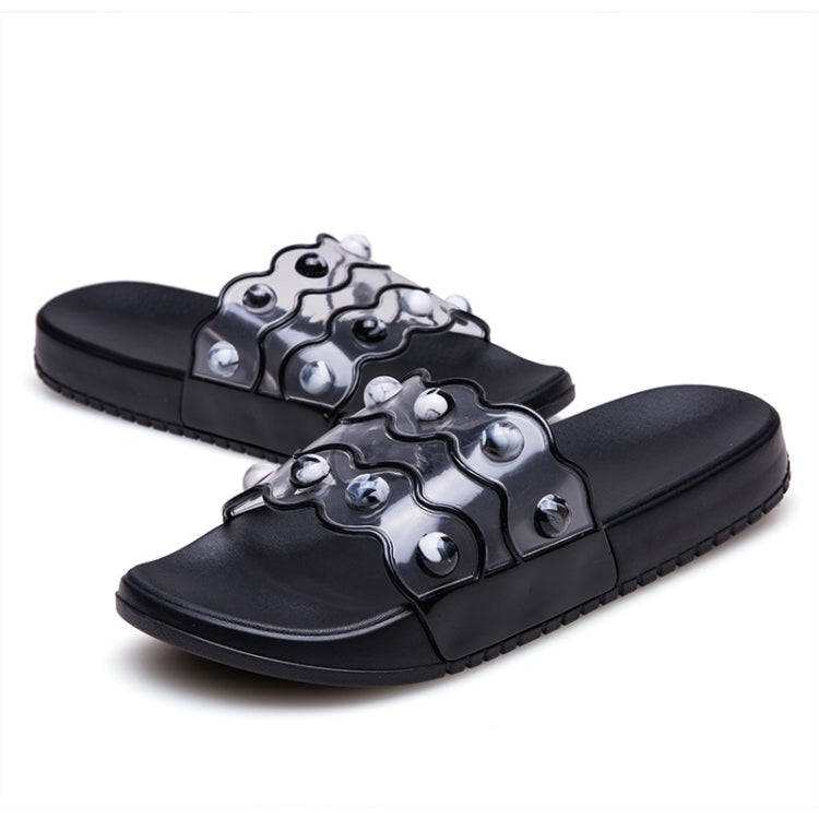 Fashion Elegant Transparent Agate Slippers for Women